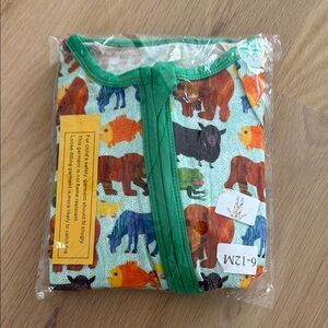 NWT Brown Bear Bamboo Zippy